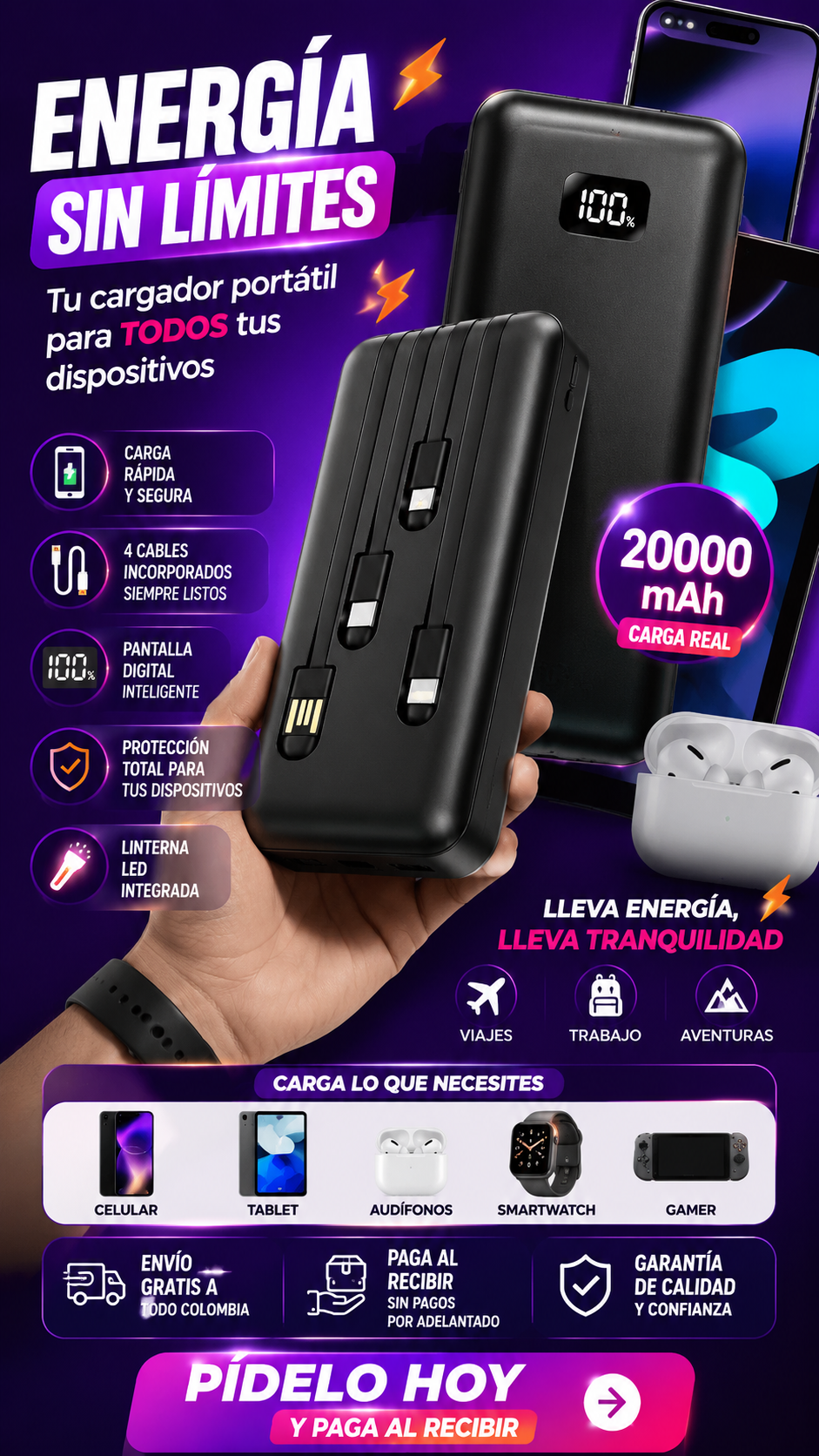 Power Bank Pro 20000 Max